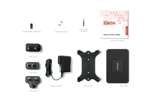 Zotac ZBOX PI336-W5C, 1,2 GHz, Intel® Celeron®, N6211, 4 GB, 128 GB, Windows 11 Pro
