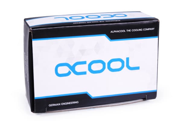 Alphacool 11969, Vattenblock, Akryl, Koppar, Nickel, Plast, Svart, Transparent, 1/4", 60 ° C, Låda