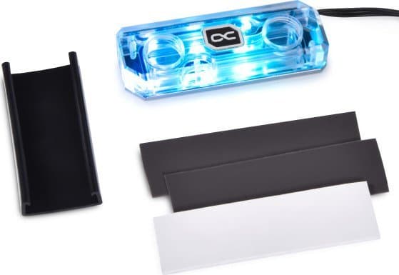 Alphacool 11969, Vattenblock, Akryl, Koppar, Nickel, Plast, Svart, Transparent, 1/4", 60 ° C, Låda