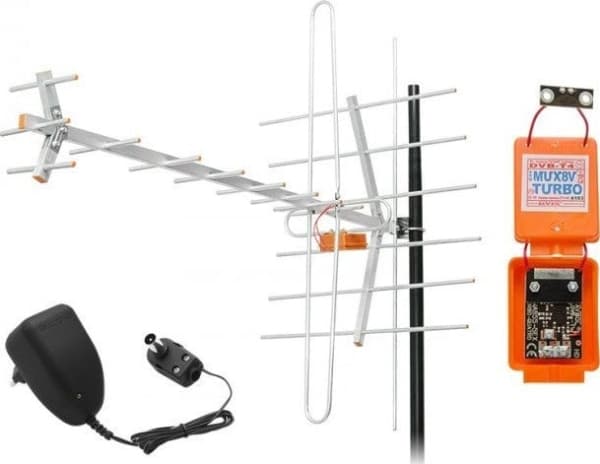 RTV-antenne Blow TV-antenne kier.dvb-t mux1238 act/h+v