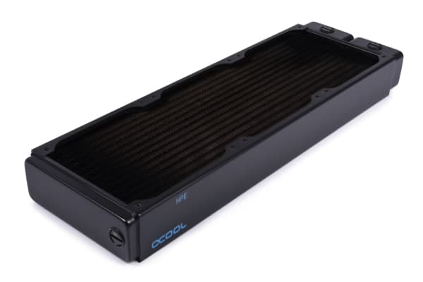 Alphacool 14440, Jäähdytin, Messinki, Kupari, Terästä, Musta, 1/4", 60 °C, 6 tuuletin(ta)