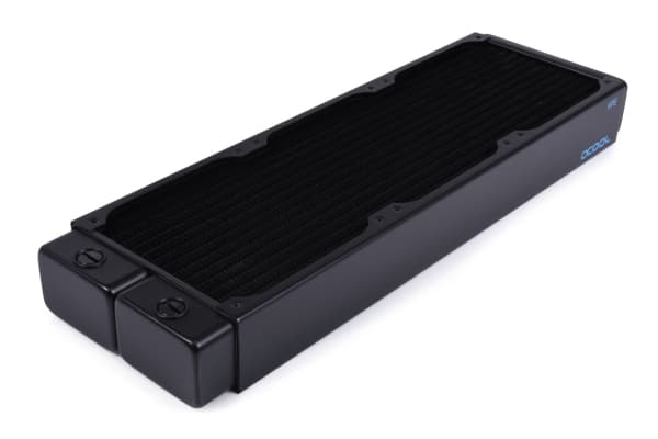 Alphacool 14440, Jäähdytin, Messinki, Kupari, Terästä, Musta, 1/4", 60 °C, 6 tuuletin(ta)