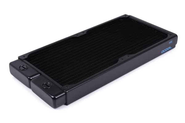 Alphacool 14378, Jäähdytin, Messinki, Kupari, Terästä, Musta, 1/4", 60 °C, 4 tuuletin(ta)