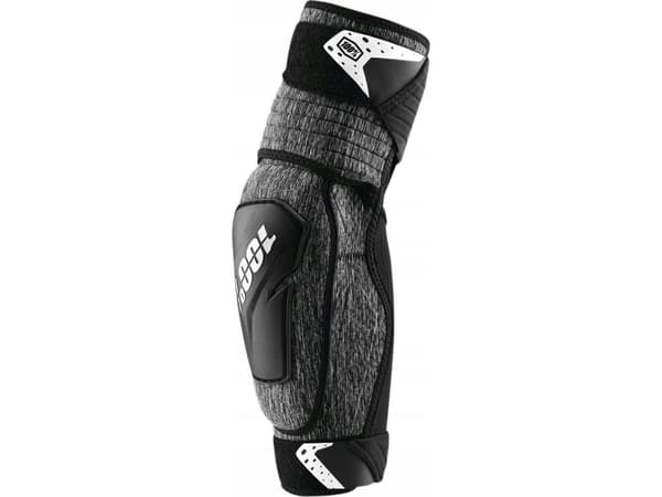 100% FORTIS armbågsskydd Heather Grey Black storlek L/XL (NEW 2022)