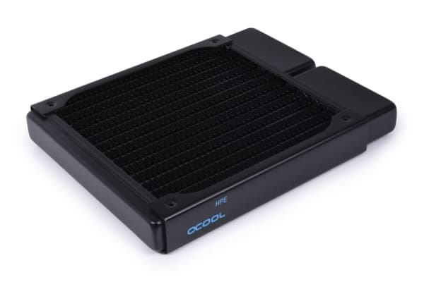 Alphacool 14435, Radiator, Messing, Kopper, Rustfritt stål, Sort, 1/4", 0,8 stang, 120 mm