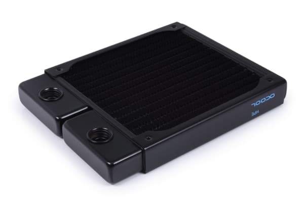 Alphacool 14435, Radiator, Messing, Kopper, Rustfritt stål, Sort, 1/4", 0,8 stang, 120 mm