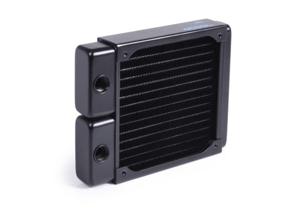 Alphacool 14468, Radiatior, mässing, Koppar, Stål, Svart, 1/4", 60 ° C, 2 fläkt/-ar