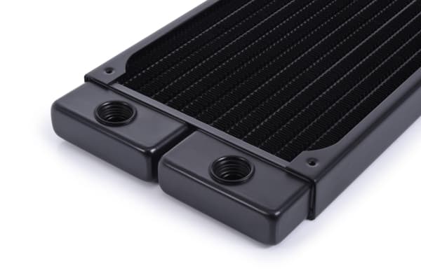 Alphacool 14436, Radiator, Messing, Kopper, Stål, Sort, 1/4", 60 °C, 4 vifter