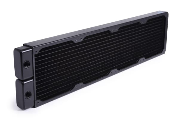 Alphacool 14469, Radiatior, mässing, Koppar, Stål, Svart, 1/4", 60 ° C, 8 fläkt/-ar