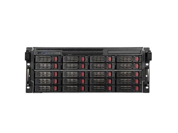 SilverStone RM43-320-RS - telineasennettava - 4U - laajennettu ATX / SSI EEB - SATA/SAS - hot-swap (ATX / PS/2) - USB