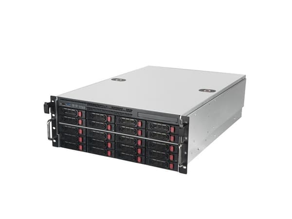 SilverStone RM43-320-RS - Rackmonterbar - 4U - utvidet ATX / SSI EEB - SATA/SAS - hot-swap (ATX / PS/2) - USB