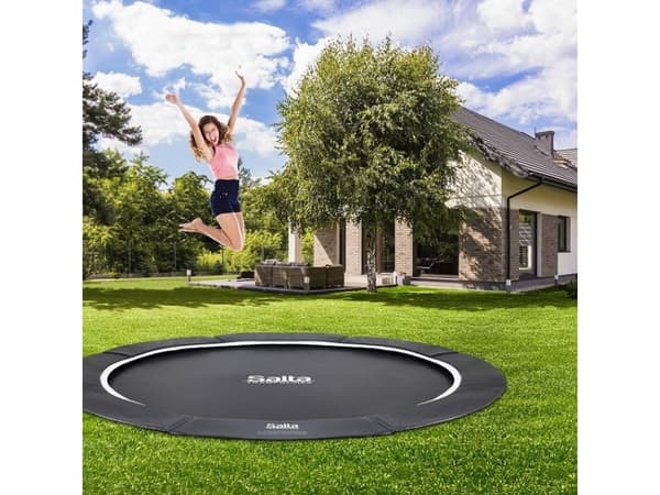Salta Trampolin Royal Baseground Sport Ø396 cm, sort (805-594)