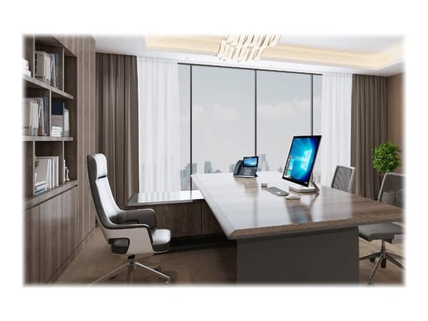 Yealink SIP-T58W - VoIP-telefon - med Bluetooth interface med nummerpresentation - 10-party samtalsförmåg - SIP, SIP v2, SRTP, RTCP-XR, VQ-RTCPXR - k Grå
