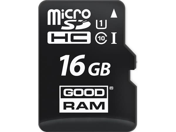 Goodram M1A0, 16 GB, MicroSDHC, Klasse 10, UHS-I, 100 MB/s, 10 MB/s