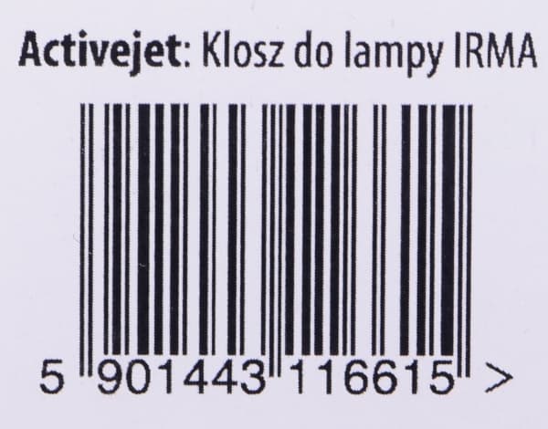 Activejet 5901443116615, Lampeskjerm, Hvit, Glass, Lampa Irma, Soverom, Spise rom, Hjemme kontor, Stue, Kontor, 13 cm