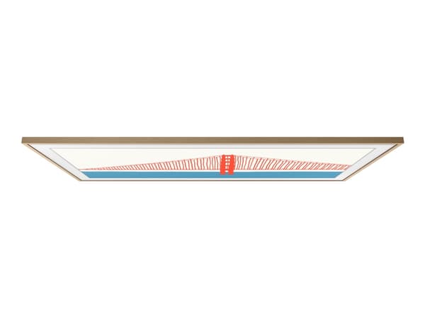 Samsung - Dekorativ ram för TV - 85" - teak - för Samsung GQ85LS03AAU, QE85LS03AAU, QN85LS03AAF