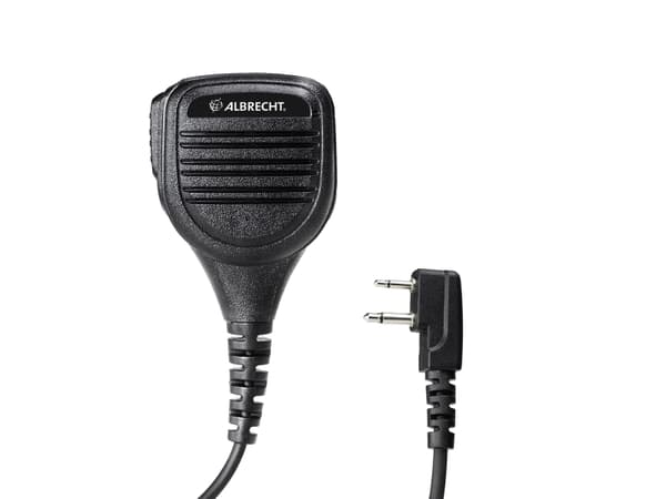 Albrecht SM 600, Högtalare/mikrofon, Midland, Svart, 3,5 mm/2,5 mm