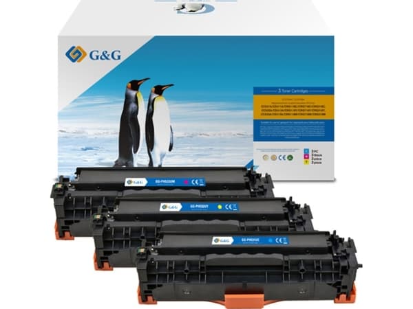 G&G Toner G&G-kompatibel toner med HP CC531A, CE411A, CF381A, Canon CRG118, CRG718, C, NT-PH531UC, HP 304A, cyan, 2800s
