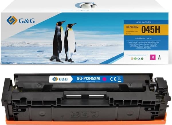 G&G Toner G&G-kompatibel toner med Canon 045HM, NT-PC045XM, magenta, 2200s