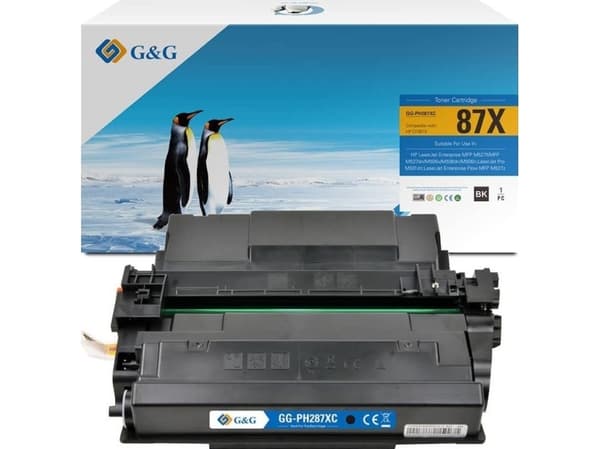 G&amp;G G&amp;G kompatibel toner med HP CF287X, NT-PH287XC, svart, 18000-tal, hög kapacitet