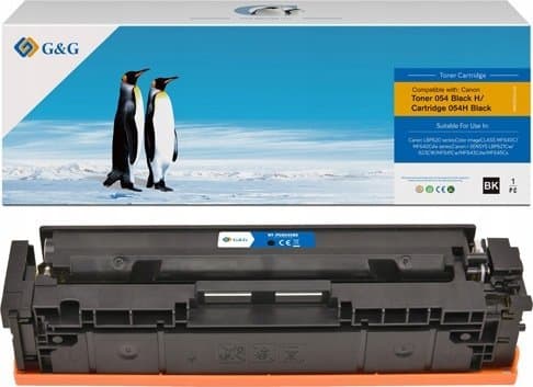 G&amp;G Svart ersättningstoner 054H (NT-PC054XBK)