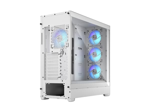 Fractal Design Pop XL Air RGB - Tower - utökad ATX - ingen strömförsörjning (ATX) - vit TG genomskinlig ton - USB/ljud
