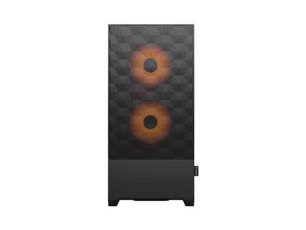 Fractal Design Pop Air, Tower, PC, Musta, Oranssi, ATX, mikro ATX, Mini-ITX, Terästä, Karkaistu lasi, Multi