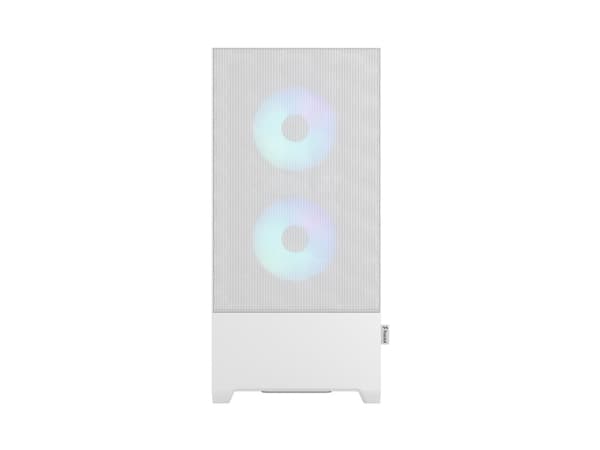 Fractal Design Pop Air - Tower - ATX - sidepanel med vindu (herdet glass) - ingen strømforsyning (ATX) - hvit TG-klar fargetone - USB/lyd - for Fract