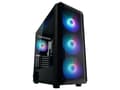 Miniatyrbild 2 av 5: LC Power Gaming 804B - Obsession_X - Mid tower - ATX - genomskinlig sidopanel (härdat glas) - ingen strömförsörjning - svart - USB/ljud