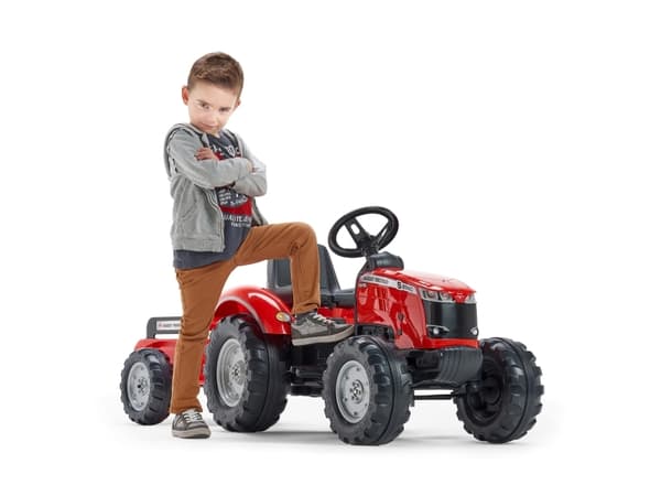 Falk 4010AB, 3 År, 4 hjul, Svart, Röd