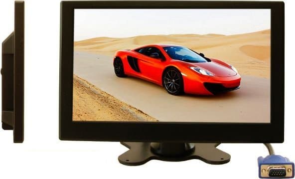 Automagnetola Nvox hm 910 vga lcd-auton tai erillisen auton näyttö 9cali cali led hd vga hdmi av 12v 230v