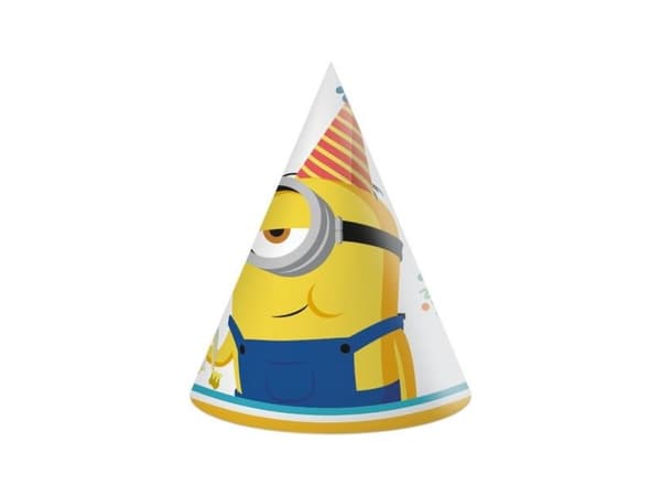 GoDan Minions 2 The Rise of Gru papirhatter 6 stk