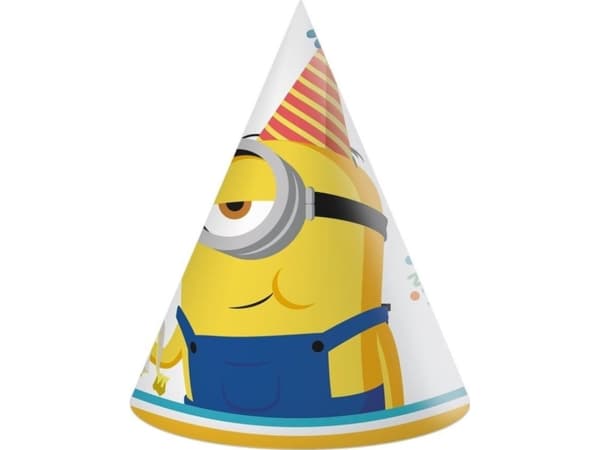 GoDan Minions 2 The Rise of Gru papirhatter 6 stk