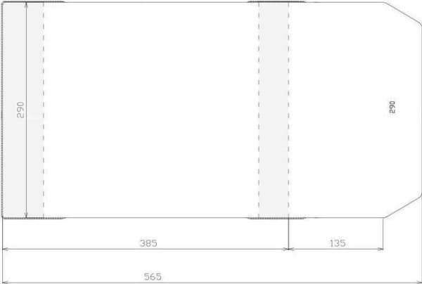 Nitoja Säädettävä kansi 290x520mm (50kpl)