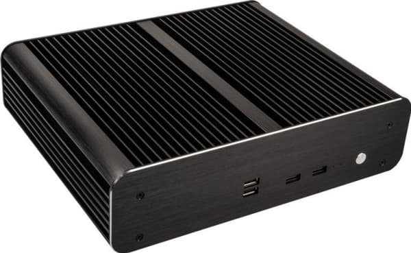Akasa Euler TX, Small Form Factor (SFF), PC, Svart, Mini-ITX, Gjuten aluminium, Koppar, HDD, Energiljus