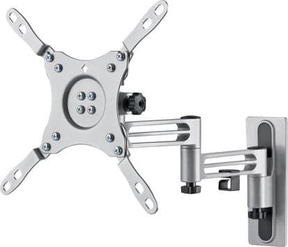 Schwaiger - Monteringssats (väggfäste) - för LCD-TV - aluminium - silver - skärmstorlek: 13"-43"
