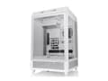 Miniatyrbild 3 av 5: Thermaltake The Tower 500 Snow - Mid tower - utökad ATX - genomskinlig sidopanel (härdat glas) - ingen strömförsörjning (PS/2) - vit - USB/ljud