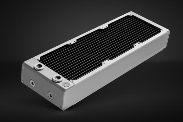 EK Water Blocks 3831109839539, Element, mässing, Koppar, Rostfritt stål, Vit, 1/4", 1 Bar, 130 mm