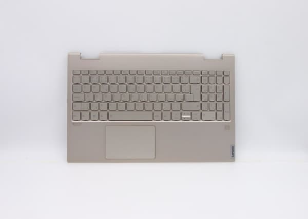 Lenovo 5CB0U43845, Kotelon pohja + näppäimistö, Tšekki, Slovakia, Lenovo, Yoga C740-15IML (81TD)