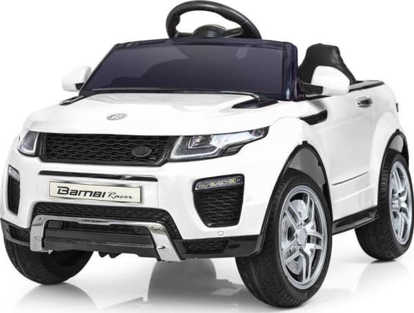 Bambi Racer Batteridriven bil för barn HL1618 - Vit