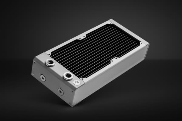 EK Water Blocks 3831109839492, Radiator, Messing, Kopper, Rustfritt stål, Hvit, 1/4", 1 stang, 130 mm