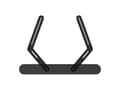 Miniatyrbilde 2 av 3: SANUS WSSAFM1-B2, TV-brakett, China, 45,7 cm, 45,7 cm, 245,1 mm, 4,4 mm