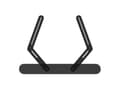 Miniatyrbilde 1 av 3: SANUS WSSAFM1-B2, TV-brakett, China, 45,7 cm, 45,7 cm, 245,1 mm, 4,4 mm