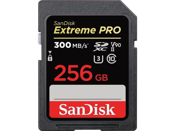 SanDisk Extreme Pro - Flashminnekort - 256 GB - UHS-II U3 / Class10 - SDXC UHS-II