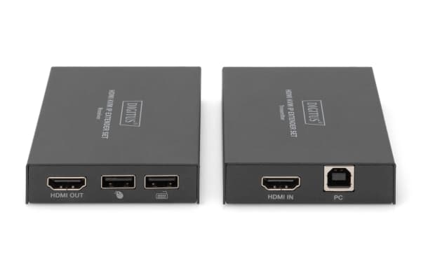 DIGITUS DS-55507 - Sender og mottaker - video/lyd/infrarød-utvider - HDMI - over CAT 5e/6/6a/7 - opp til 150 m