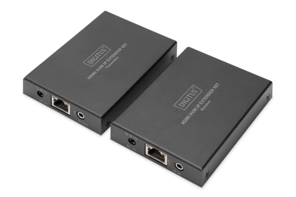 DIGITUS DS-55507 - Sender og mottaker - video/lyd/infrarød-utvider - HDMI - over CAT 5e/6/6a/7 - opp til 150 m