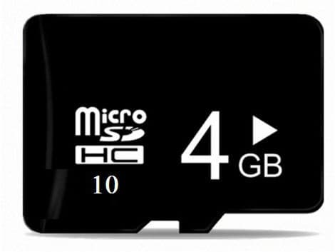 CoreParts - Flash-minneskort - 4 GB - Class 10 - microSDHC - svart - rekonditionerad
