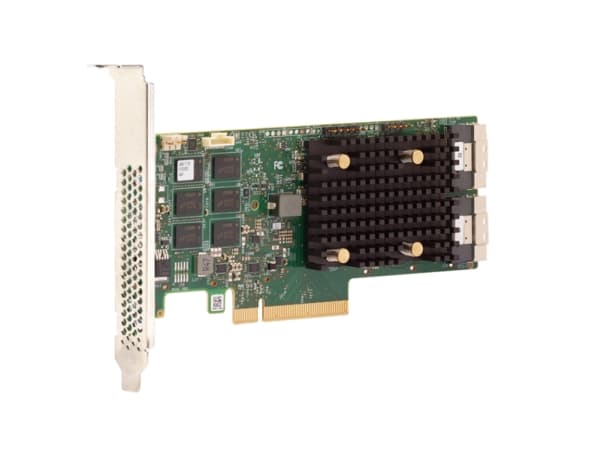 Broadcom MegaRAID MR416i-p - Styreenhed til lagring (RAID) - 16 kanaler - SATA 6Gb/s / SAS 12Gb/s / PCIe 4.0 (NVMe) - RAID 0, 1, 5, 6, 10, 50, 60 - P