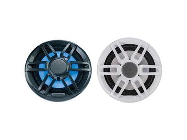 Fusion 10 XS Subwoofer LED Sports Gråt &amp; Hvid