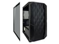 Miniatyrbild 4 av 5: LC Power Gaming 712MB - Polynom_X - Tower - micro ATX - genomskinlig sidopanel (härdat glas) - ingen strömförsörjning - svart - USB/ljud